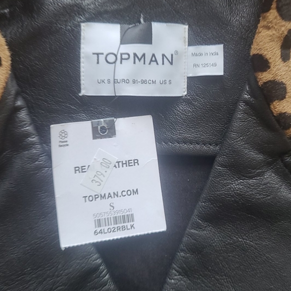Topman leather jacket - Picture 3 of 10